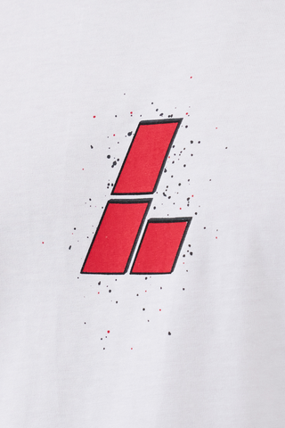 VANQUISH TEE - WHITE/RED