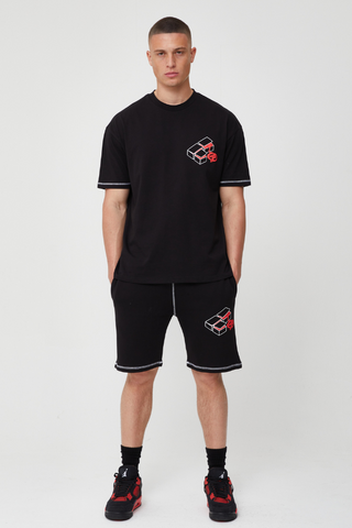 DRIP SHORT - BLACK