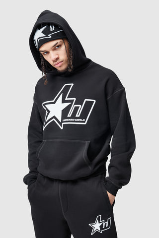 LW STAR TRACKSUIT - BLACK