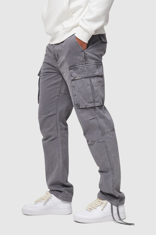 VOLANTE CARGO PANT - GREY WASH