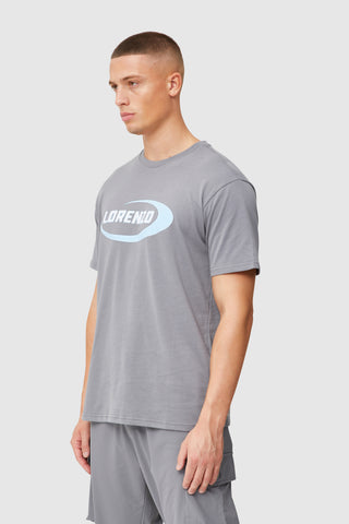 VANTAGE 2.0 TEE - GREY/BLUE