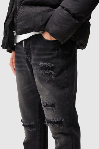 LUIGI FLARE JEAN - BLACK