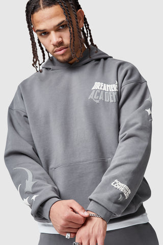 DREAMERS ACADEMY HOOD - GREY