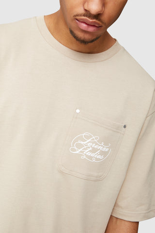 WORKER TEE - BEIGE