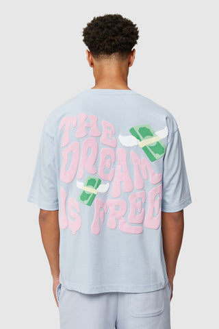 DREAM IS FREE TEE - BLUE