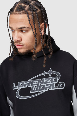 LORENZO WORLD TRACKSUIT - BLACK