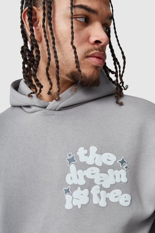 Dream Is Free 2.0 Hood - Grey